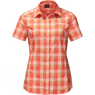 Camisa Jack Wolfskin Rock Chill Mujer - Naranjas - Chile TZK976128